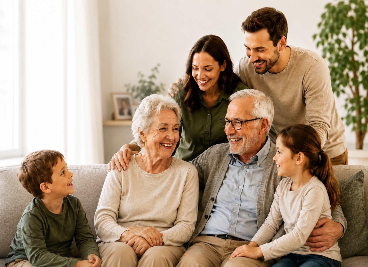 Alltagsbegleiterin unterstützt eine Seniorin zu Hause